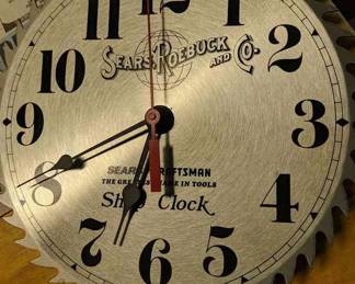 SearsCraftsman Saw Blade Clock
