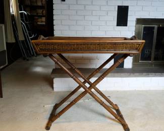 Bamboo Serving Table