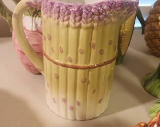 Olfaire Asparagus Pitcher Ceramic