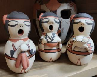 11 Piece Pottery Polychrome Nacimiento Set (1/5)