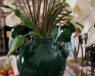 Jade Green Coated Vase