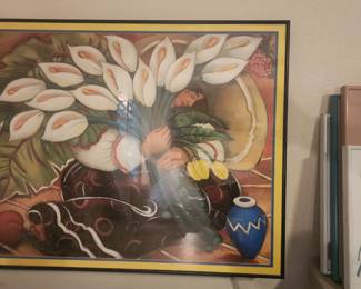 "Blue Vase and Pomegranate" by Linda Carter Holman