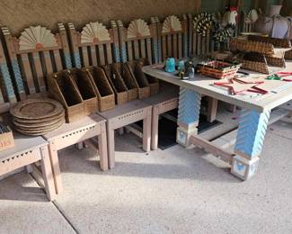 Southwest Santa Fe Chairs & Table Ernest Thompson Design