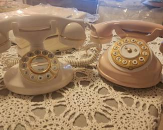 Retro Push Button Dial Classic Phone 