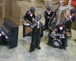 Enesco All that Jazz band figurines