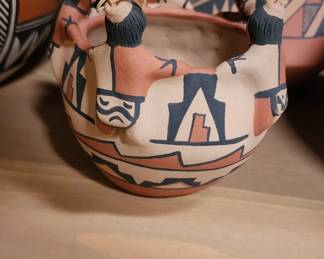 Jameth Fragua Jemez Walatowa Pottery Friendship Bowl