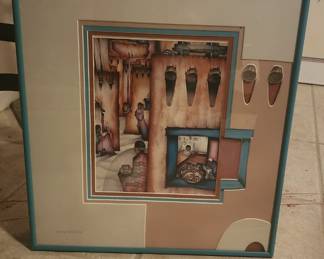 "Acoma" by Amado Pena & Mat Design by Christine Santa Fe