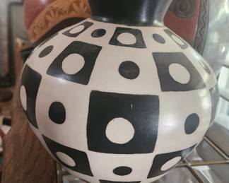 Hand Painted Ceramic Vase