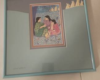 "Camp Talk" by Virginia Stroud & Mat Design by Christine of Santa Fe