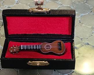 Miniature Wooden Ukulele