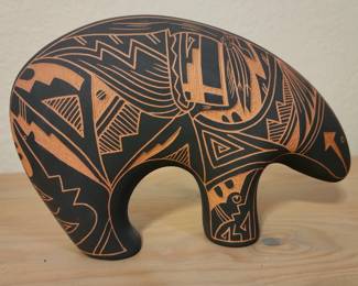 Native American Bear Pottery
