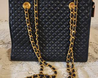 Enzo Quilted Shoulder Bag