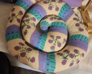 Hand Painted Stuffed Snake