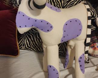 Hand Painted Stuffed Deer