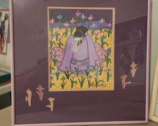 "Relocation" by Virginia Stroud & Mat Design by Christine of Santa Fe