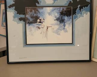 "Canyon Rider" Art by Michael Atkinson & Mat Design by Christine of Santa Fe