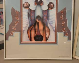 "El Nacimento" by Amado Pena & Mat Design by Christine of Santa Fe