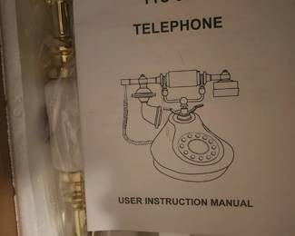 Antique Victorian-Style Rotary Telephone