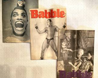Rare issues of Babble - Chicago’s insouciant gay weekly that was sued out of business in 1995