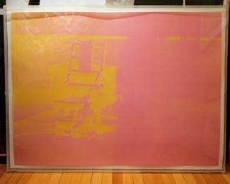 Andy Warhol, Electric Chair #82 (pink), Silkscreen, #30/250, signed/dated 1971
