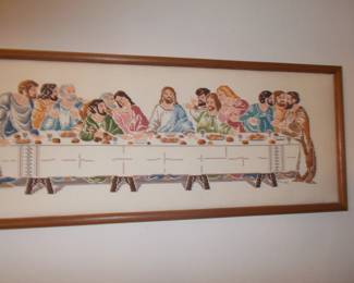 Needlepoint Lord's Supper