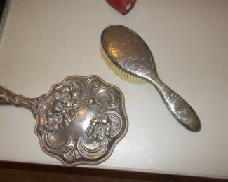 Sterling brush and other