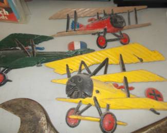 Vintage metal wall decor