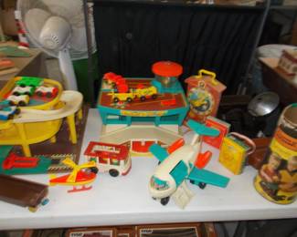 Fisher Price and other vintage toys