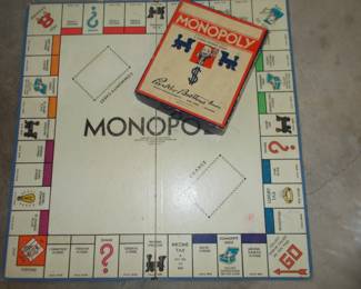 Antique Monopoly game