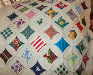 Quilted pillow cover