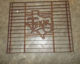 Iron door mat