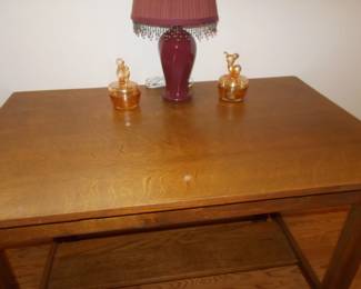 2nd Oak library table