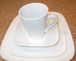 Corelle with embossed designs
