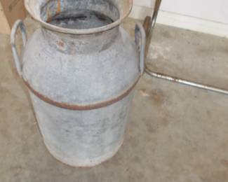 Old milk can   very heavy