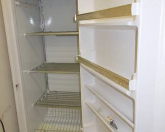 Upright freezer interior