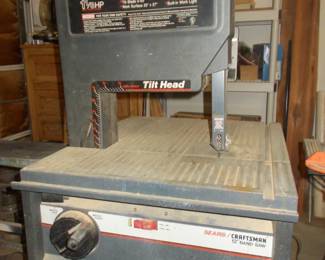 12" band saw working