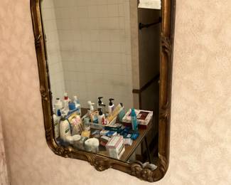 Bathroom- vintage mirror 