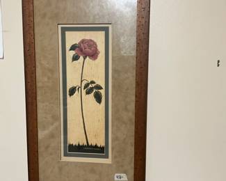 Framed and matted picture 