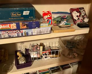 More shelves in game closet