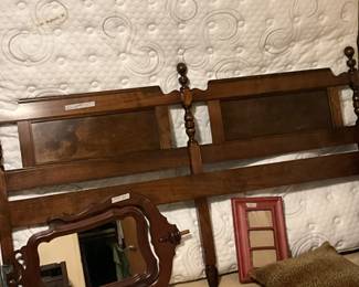 All of king bed + a mirror & miscellaneous 