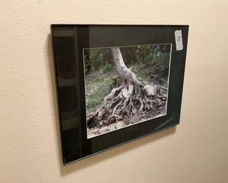 Art deco framed, matted  picture