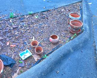 Pots - outside