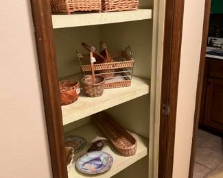 Hallway closet- baskets & miscellaneous 
