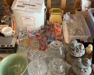 Fun and quality vintage glassware sale-wide.