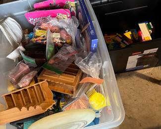 Hundreds of vintage toys; LEGOs.