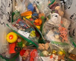 Hundreds of vintage toys.