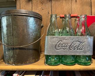 Vintage Coca-Cola six-pack carrier.
