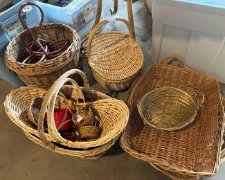 Nice selection of baskets.