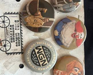 Set of vintage Bozo pins