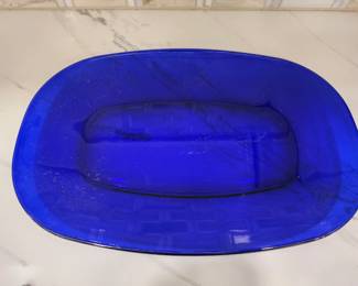 COBALT BLUE PLATTER